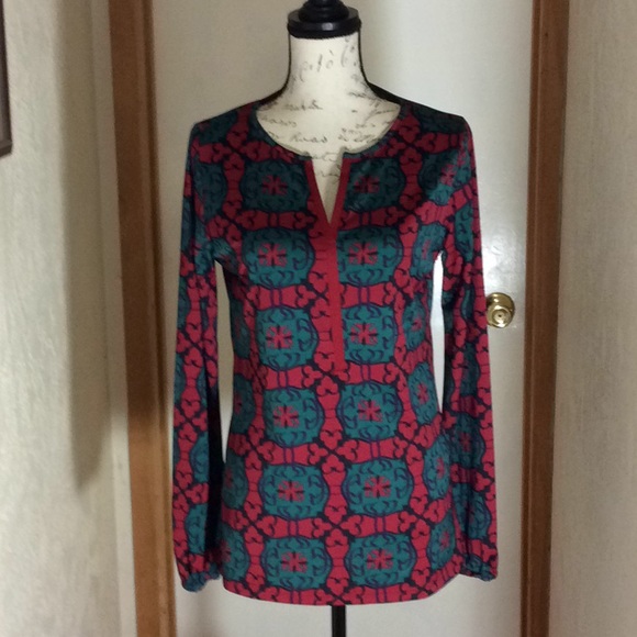 TRECY NEGOHIAN MULTICOLORED BLOUSE Spandex - Picture 1 of 5